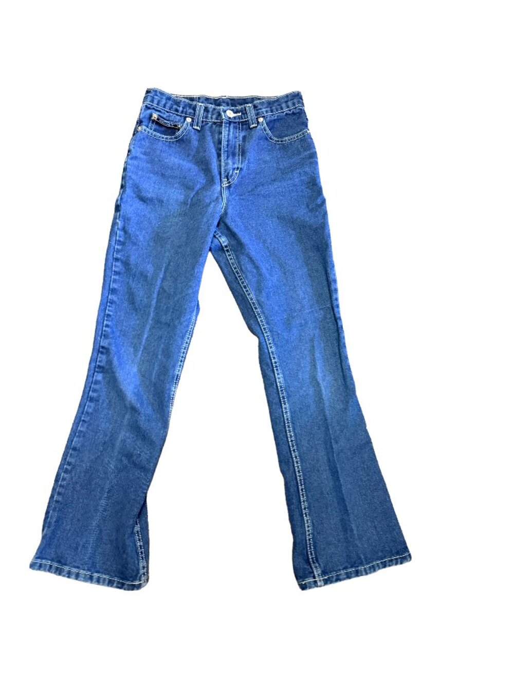 Jordache Y2K Bootcut Flare Jeans Medium Wash Vintage 2000s Denim Size 12 Youth